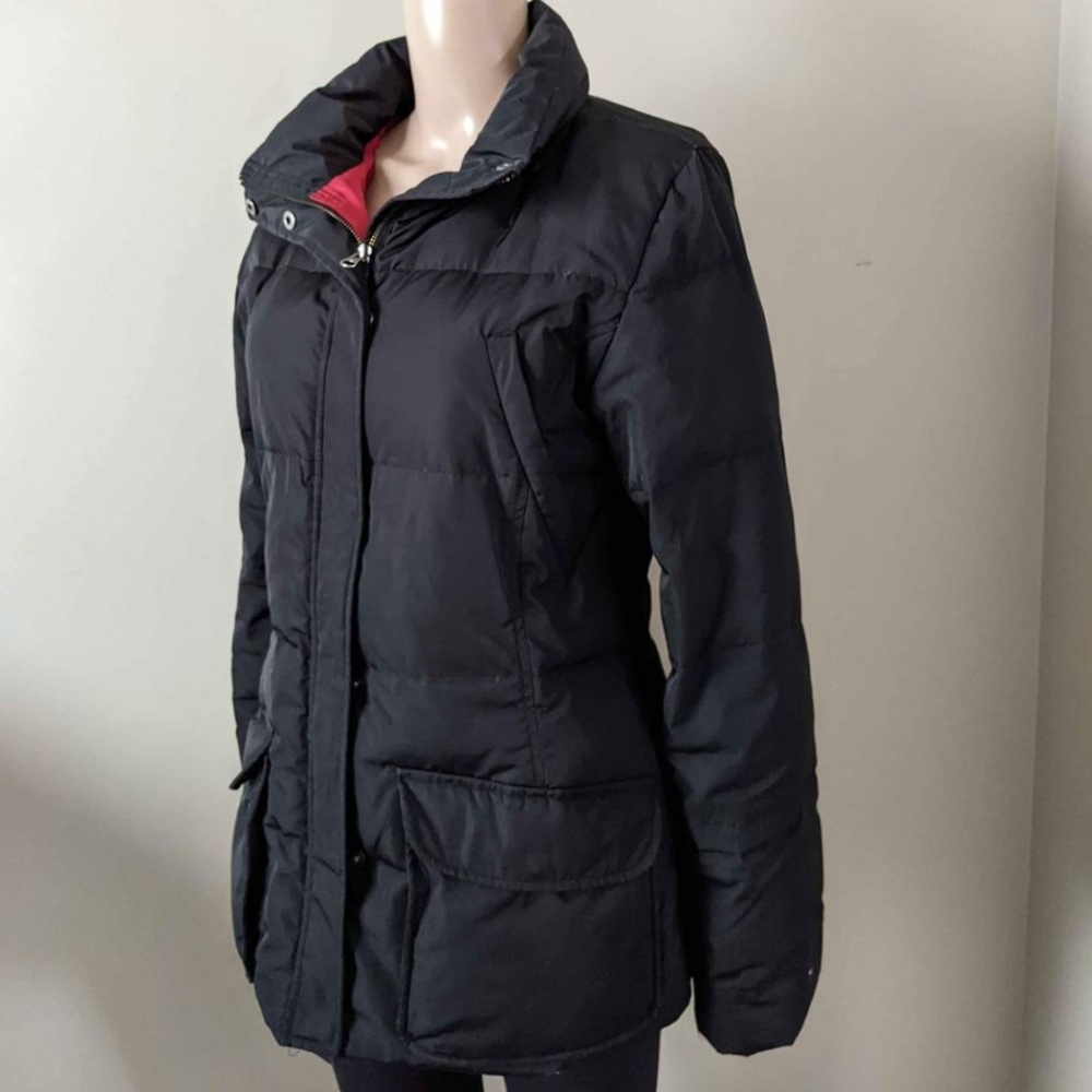 Tommy Hilfiger black jacket coat, size large
